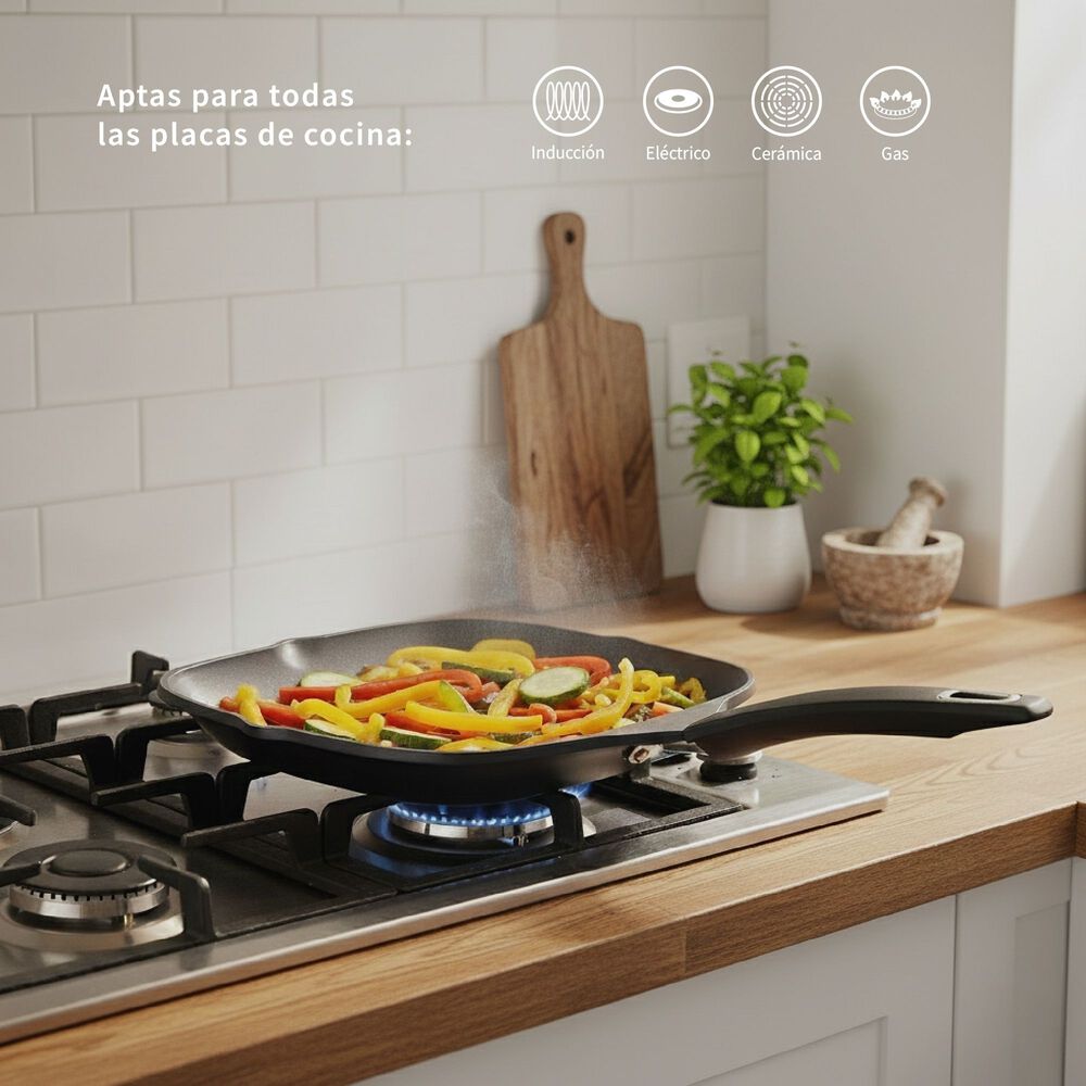 Bater&iacute;a De Cocina Antiadherente Classic 8 Piezas Simplit image number 4.0