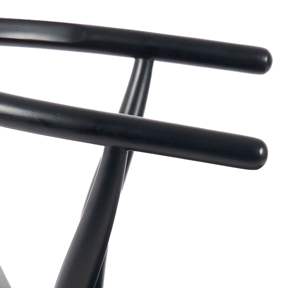 Silla De Comedor Wishbone Negro image number 3.0