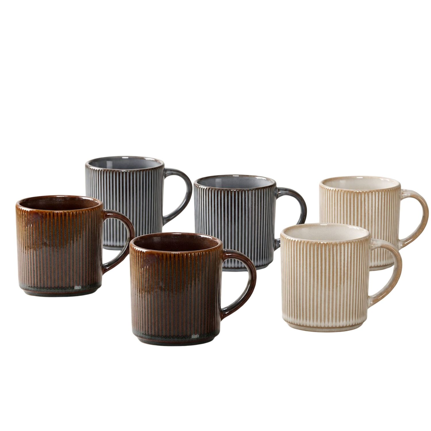 Set 6 Tazas Mug Cer&aacute;mica Vik 350 Ml - Surtido 3 Modelos image number 0.0