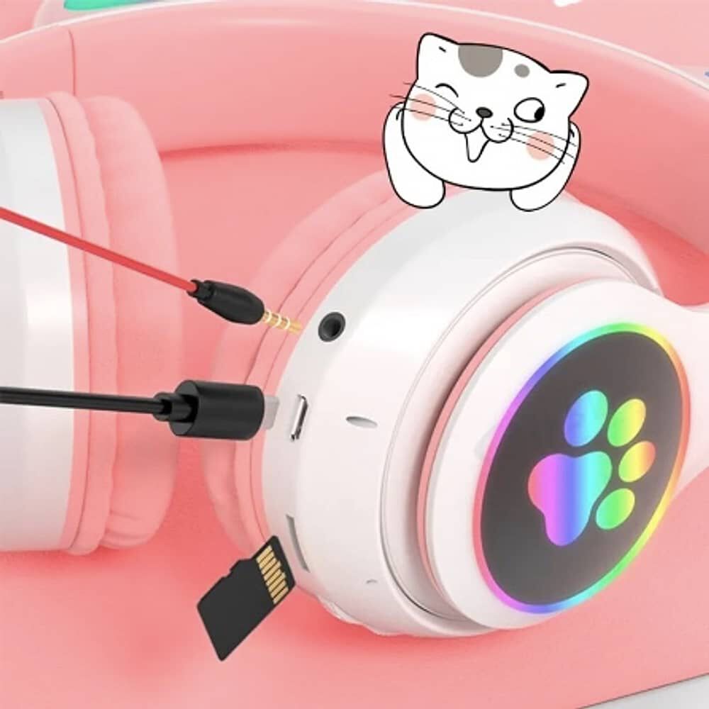 Aud&iacute;fonos Gamer Azul Con Luz Led image number 3.0