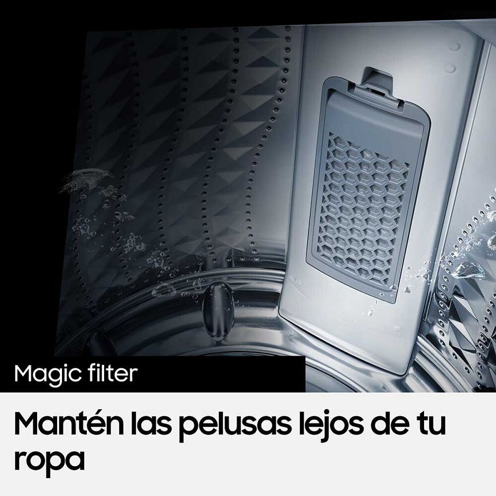 Lavadora Samsung Carga Superior 19 Kg Con Eco Bubble Gris Wa19cg6441bdzs image number 2.0