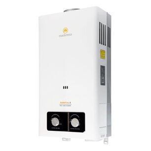 Calefont Mademsa Essential 5 Eco GL / Tiro Natural / Gas Licuado  / 5 Litros