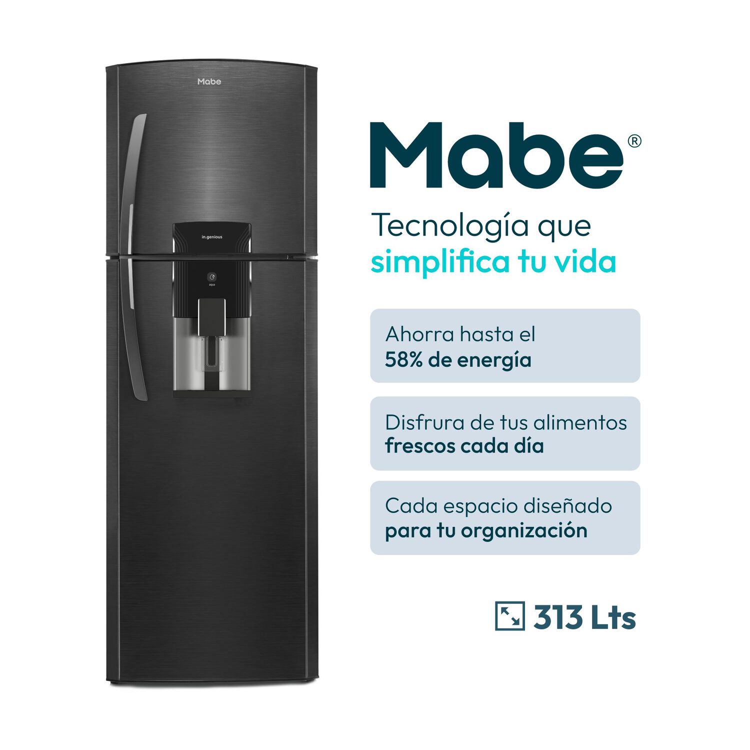 Refrigerador Top Freezer Mabe RMA300FXUC / No Frost / 297 Litros / F image number 2.0