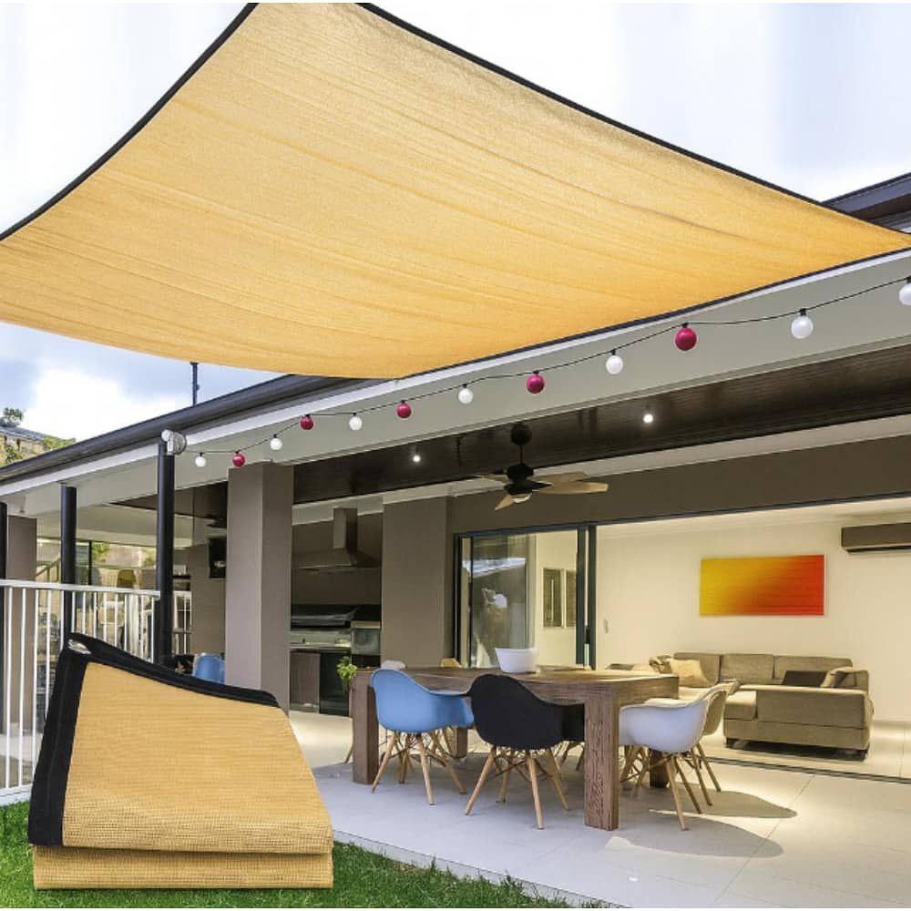 Malla Red De Parasol De Jard&iacute;n Toldo Protecci&oacute;n Uv Solar 6x4 image number 8.0