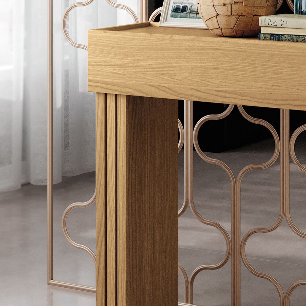 Arrimo Trento Freijo-off White 129x80x30 Cm image number 2.0