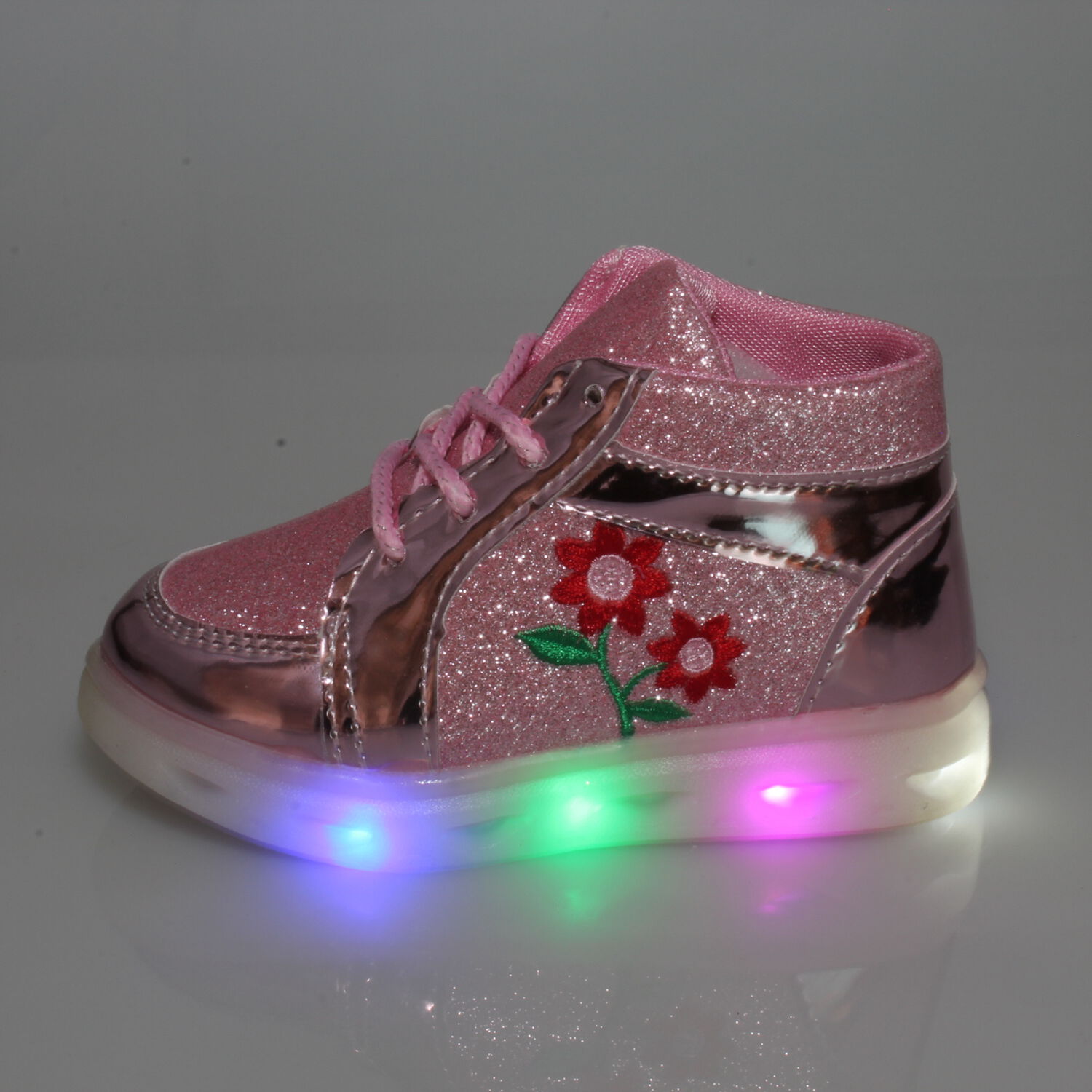 Zapatilla Con Luces Rosado Via Franca Art: 10252pink image number 3.0