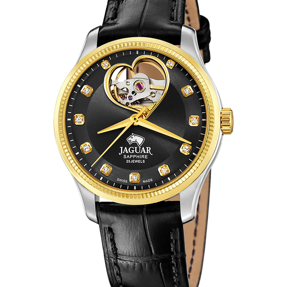 Reloj J995/b Jaguar Swiss Negro Mujer Automático image number 0.0