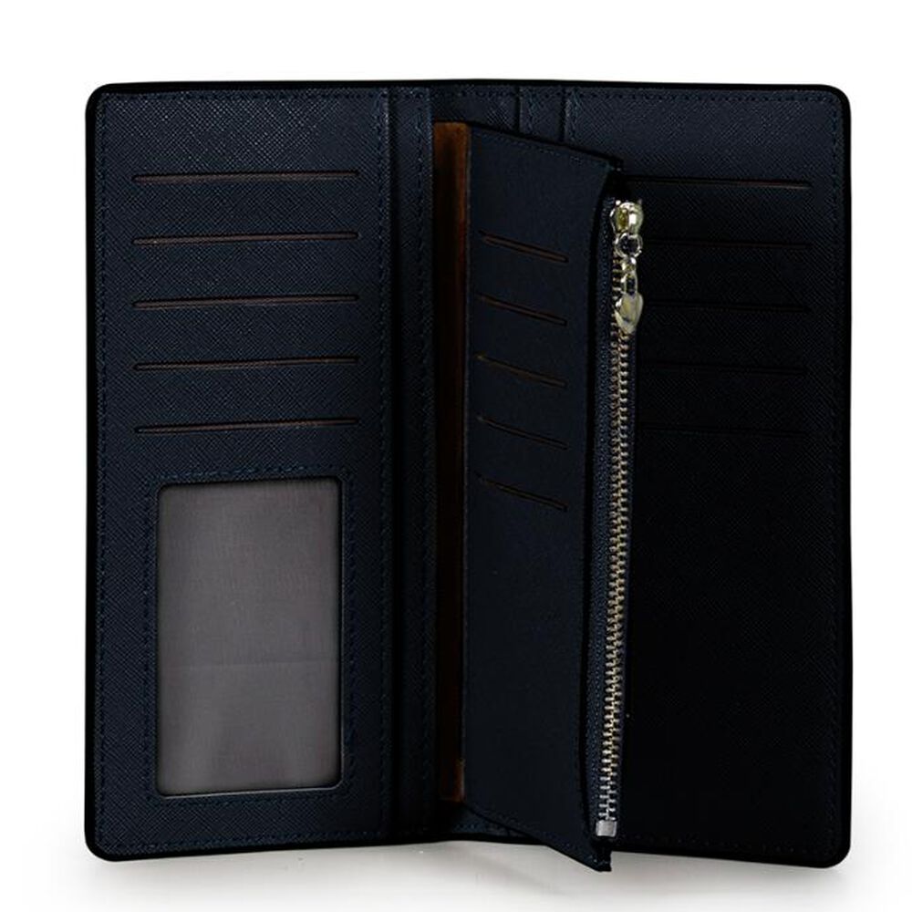 2 Billeteras De Mujer Vesta Negra Y Azul Carven image number 5.0