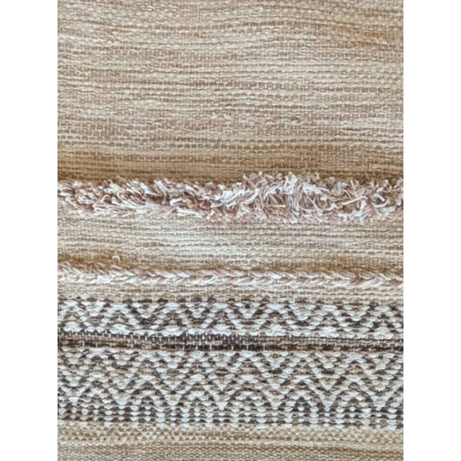Alfombra Kilim Shaggy Beige Mediana image number 0.0