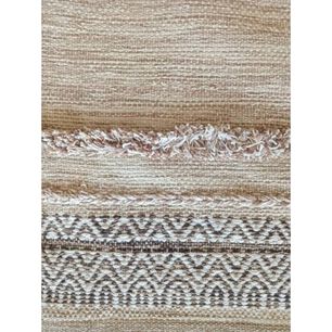 Alfombra Kilim Shaggy Beige Mediana