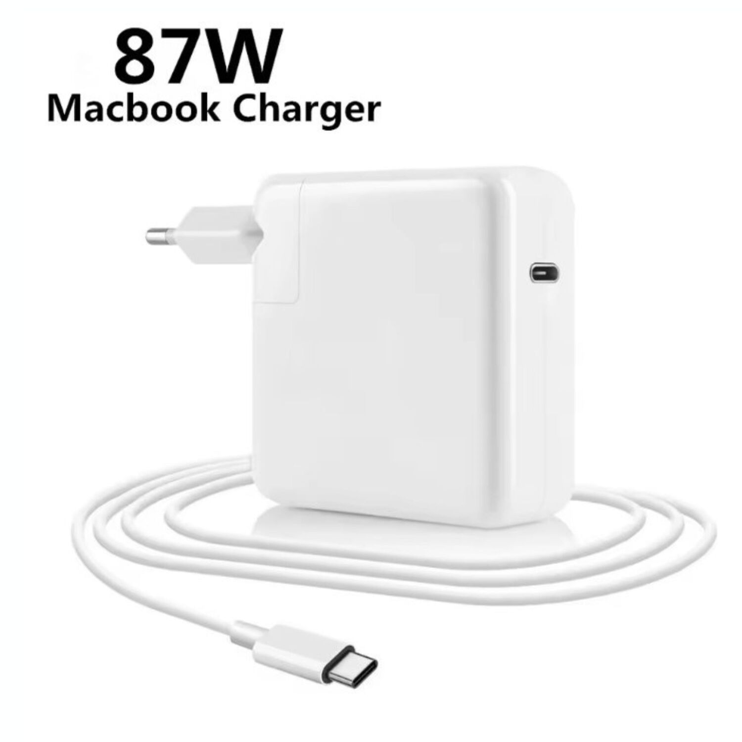 Cargador Compatible Macbook 87w Tipo Usb-c Blanco image number 2.0