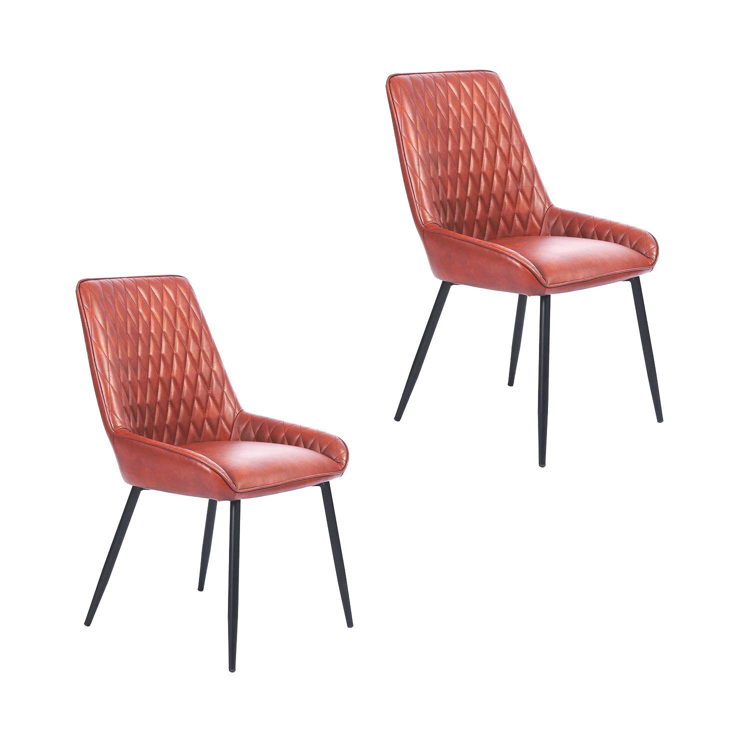 Pack 2 Sillas De Comedor Breton Terracota image number 0.0