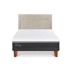 Cama Europea Cic Ortopedic Advance / 2 Plazas / Base Normal + Respaldo