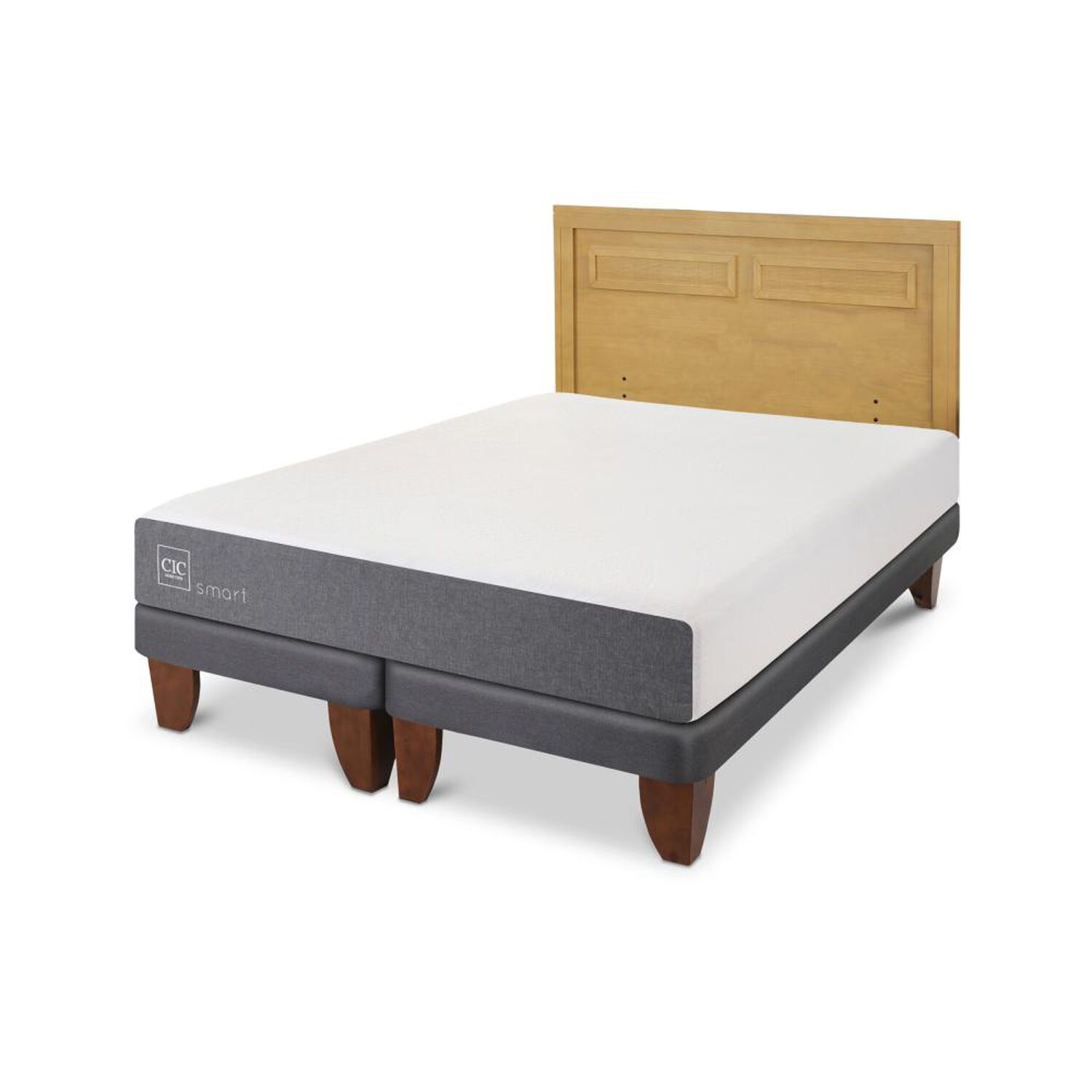 Cama Europea Cic Balance / 2 Plazas / Base Dividida + Respaldo image number 3.0