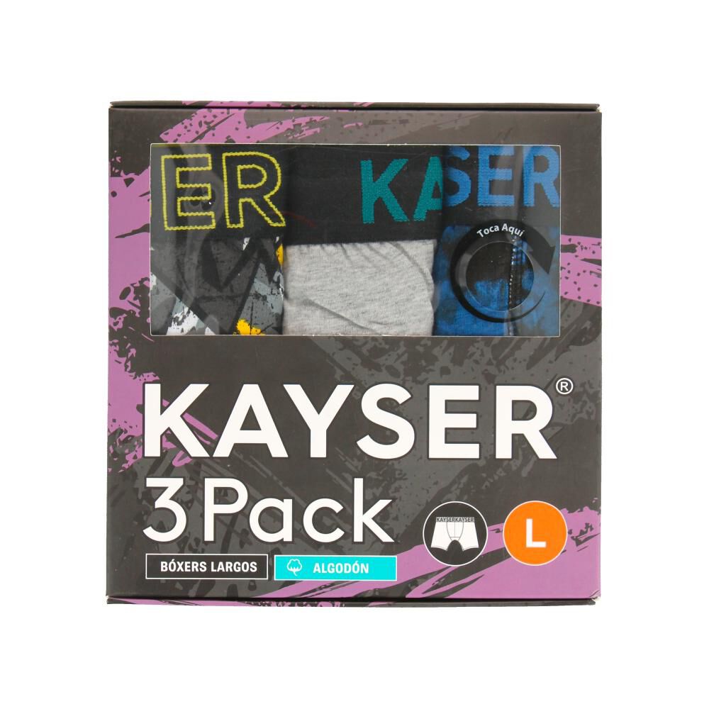 Pack Boxer Hombre Kayser / 3 Unidades