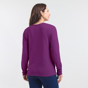 Sweater Básico Regular Manga Larga Cuello Alto Mujer Geeps