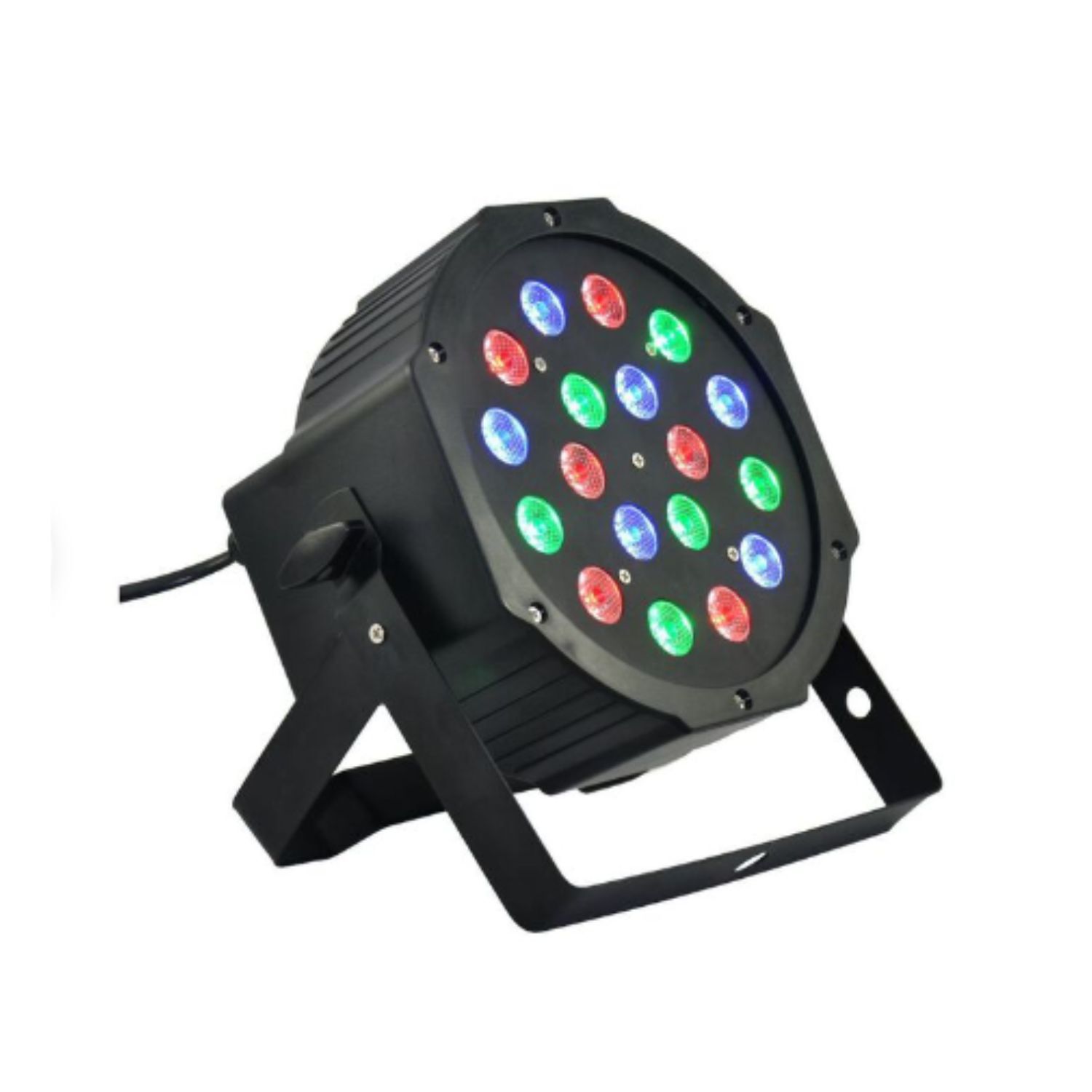Foco Luces Par 18 Led Rgb Dmx Fiesta Luces R&iacute;tmico Disco image number 1.0