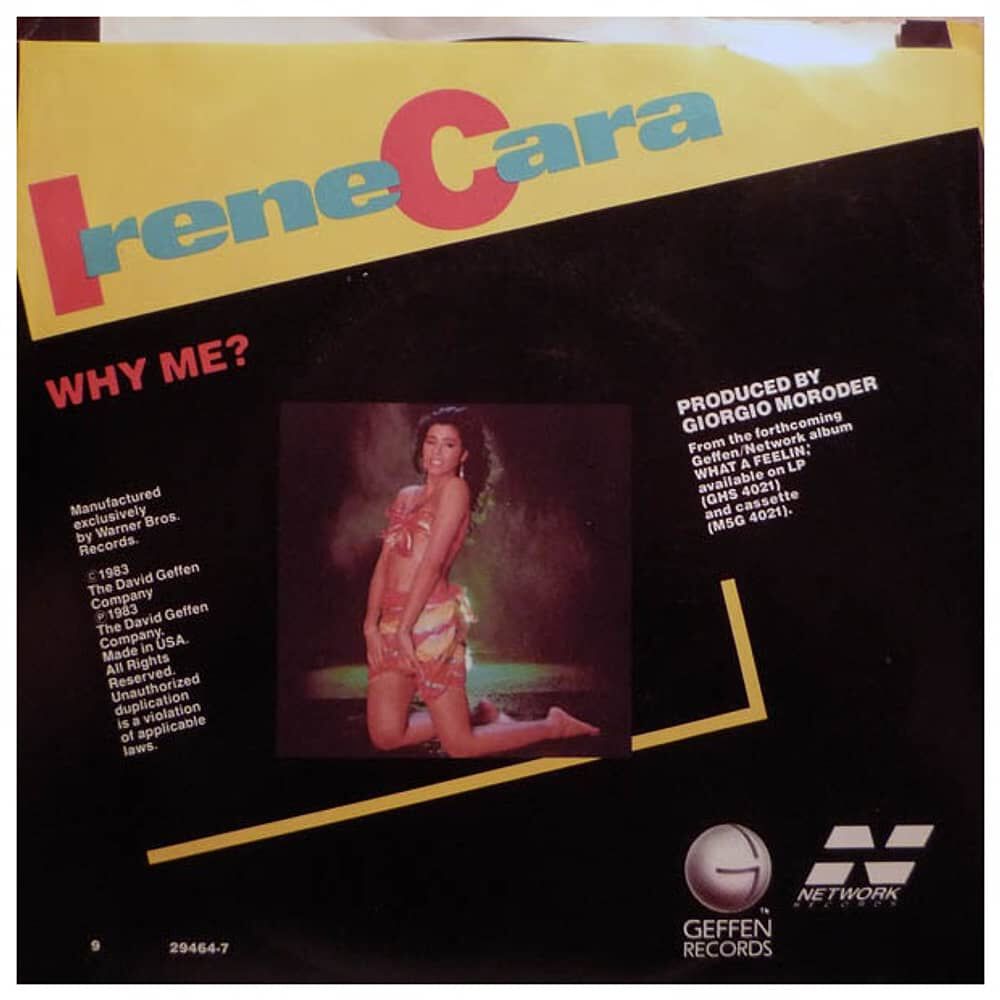 Irene Cara - Why Me ? | 7" Single Vinilo Usado image number 1.0
