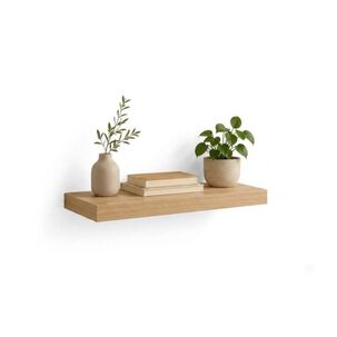 Repisas Flotantes Madera Rustica Estante Organizador Pared 60cm
