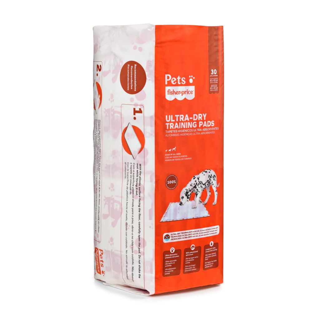 Sabanilla Higienica Para Mascotas Fisher Price 30 Un 82x60 image number 0.0