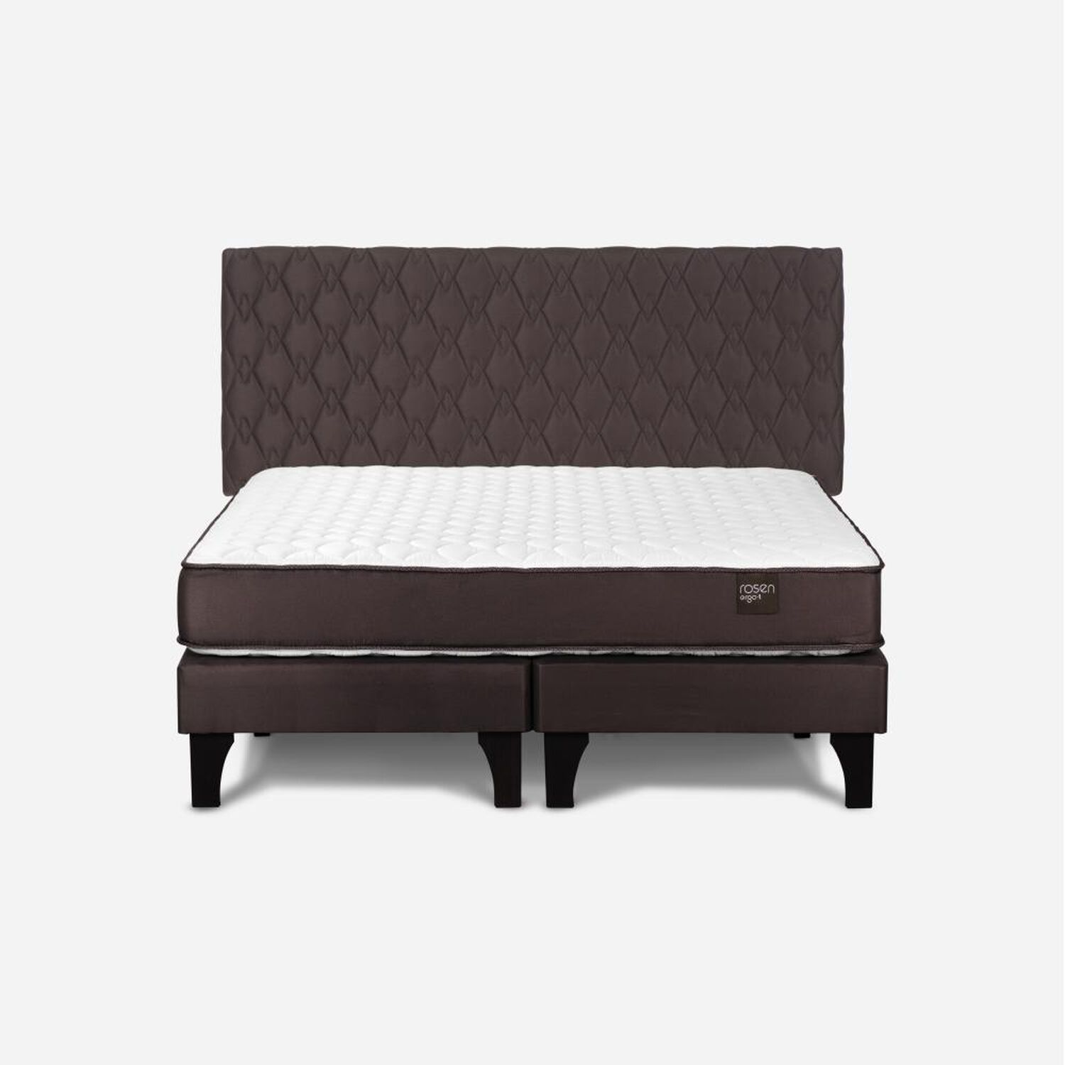Cama Europea Rosen New Ergo T / 2 Plazas / Base Dividida + Respaldo image number 0.0