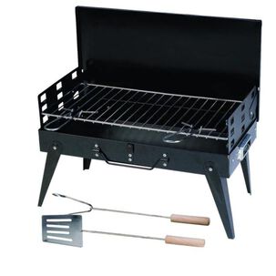 Parrilla Port&aacute;til A Carb&oacute;n Tipo Maleta