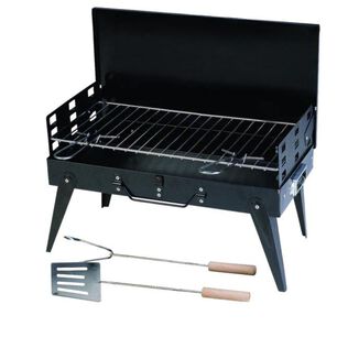 Parrilla Port&aacute;til A Carb&oacute;n Tipo Maleta