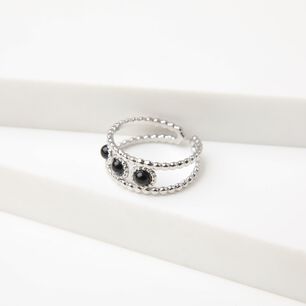 Anillo 19v69 Plateado Mujer Str124