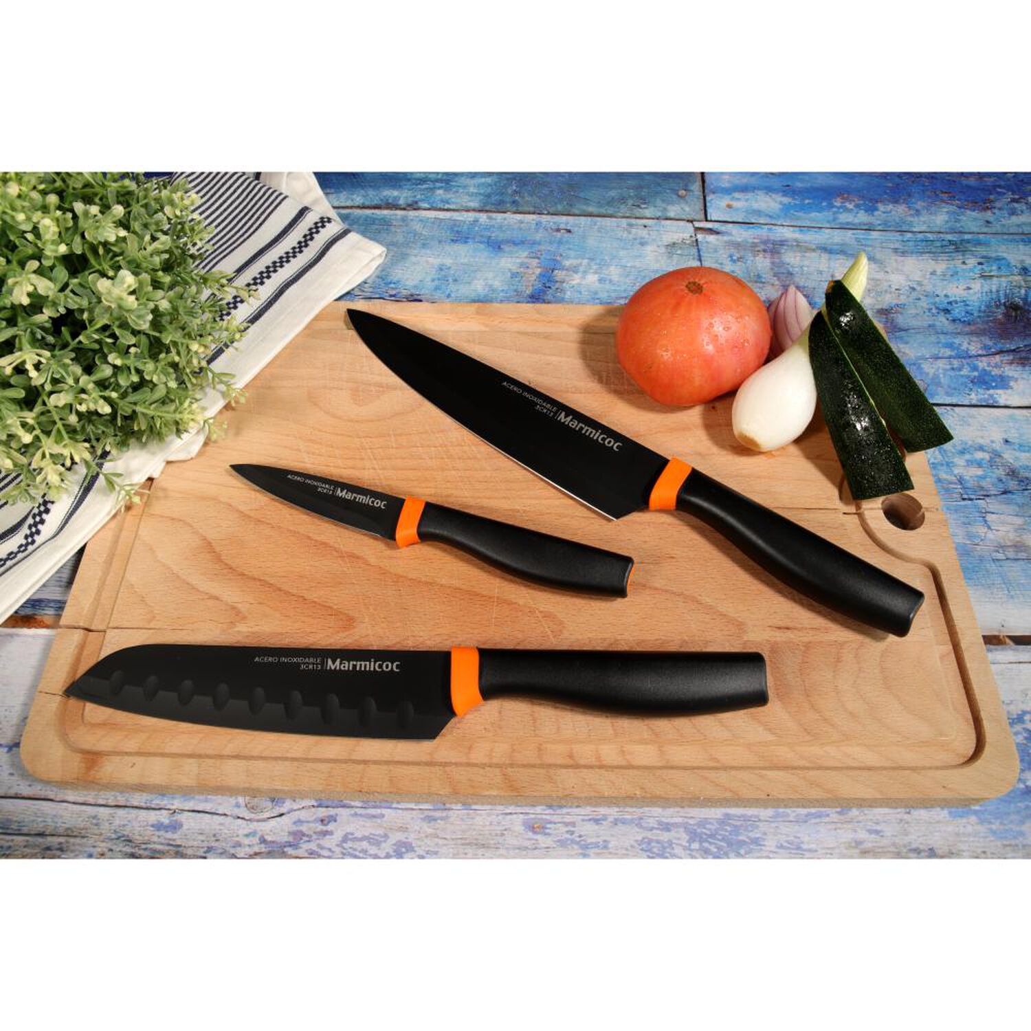 Set De Cuchillos Marmicoc Black / 3 Piezas image number 1.0