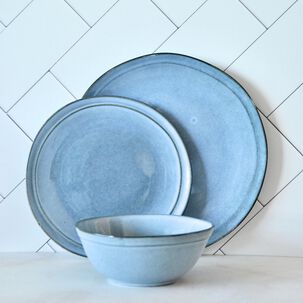 Juego De Loza 18 Piezas Vajilla Cer&aacute;mica Capri