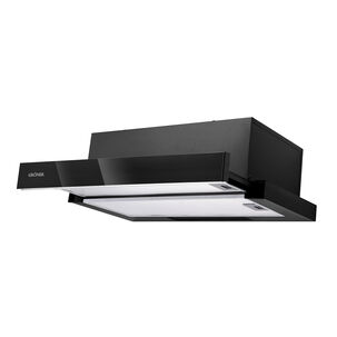 Campana Telescópica Groner Black Glass 60 Cm