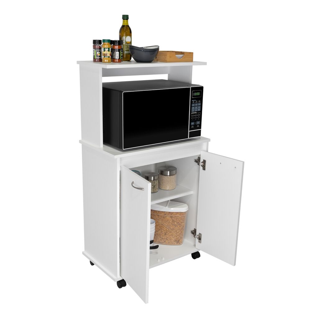 Mueble Microondas 2 Puertas Fm-010b Blanco image number 2.0