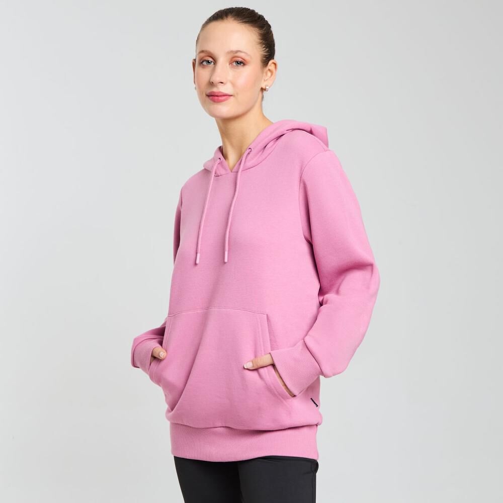 Polerón Deportivo Hoodie Cuello Alto Con Capucha Mujer Wetland image number 2.0