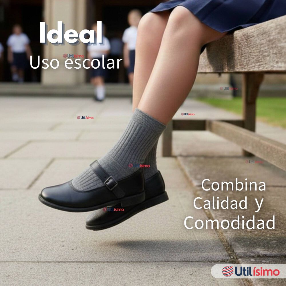 Pack 3 Calcet&iacute;nes Escolares Corto Algod&oacute;n Gris Ni&ntilde;o Y Ni&ntilde;a image number 3.0