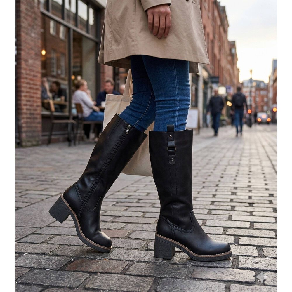 Bota Larga Floryn Negro Alquimia image number 5.0