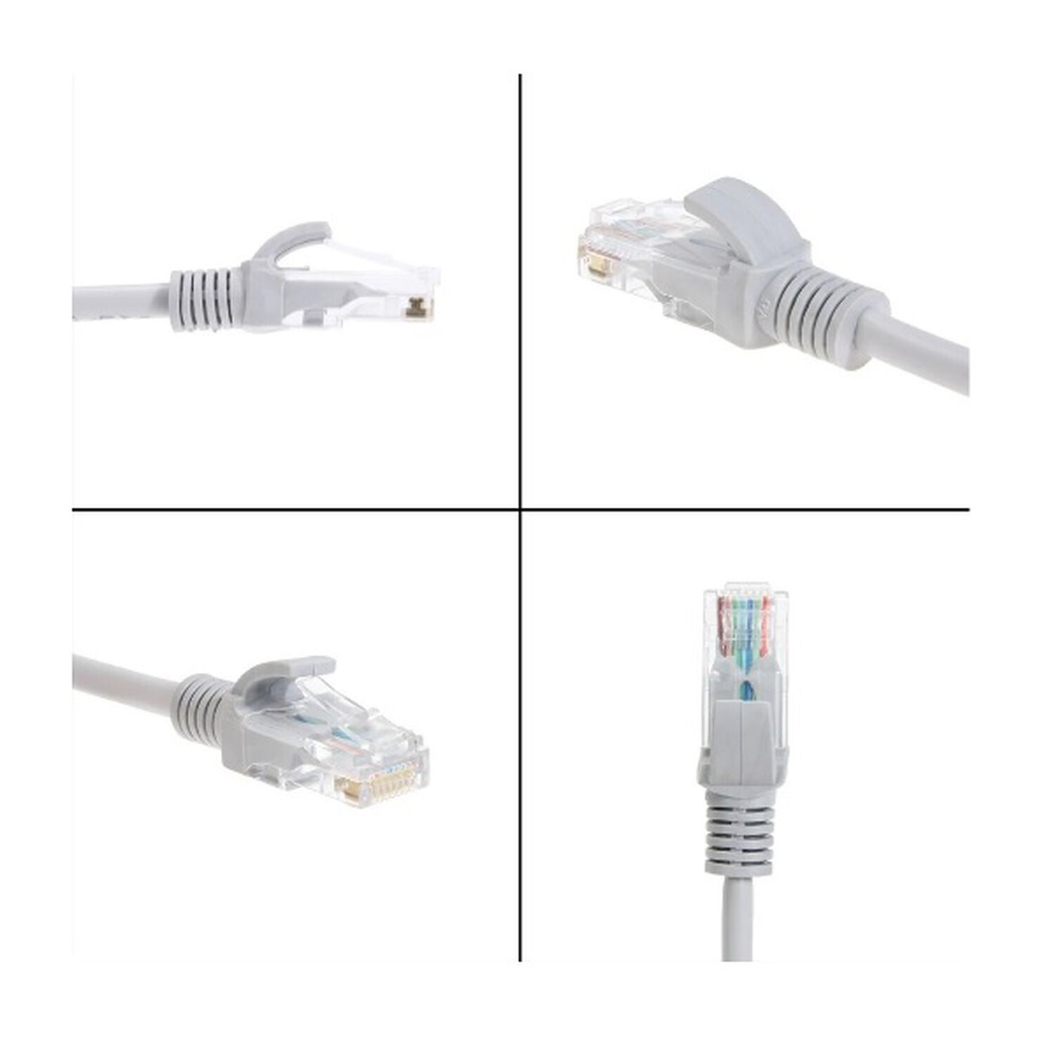 Cable De Red Alta Velocidad 5 Mt Cat5e Cable Lan Internet Conexi&oacute;n Rj45 Lista image number 1.0