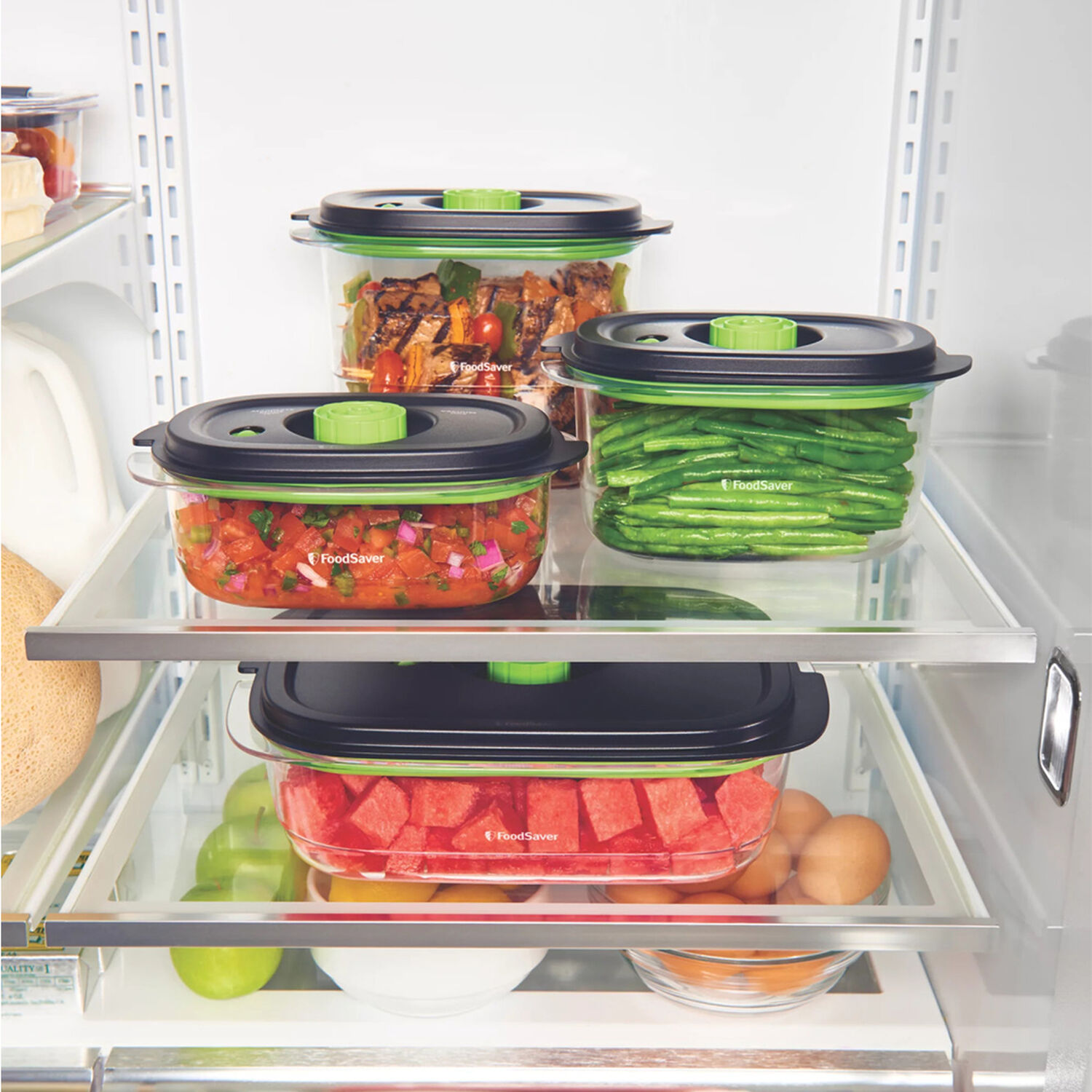 Pack 3 Contenedores Foodsaver Con Marinador image number 8.0