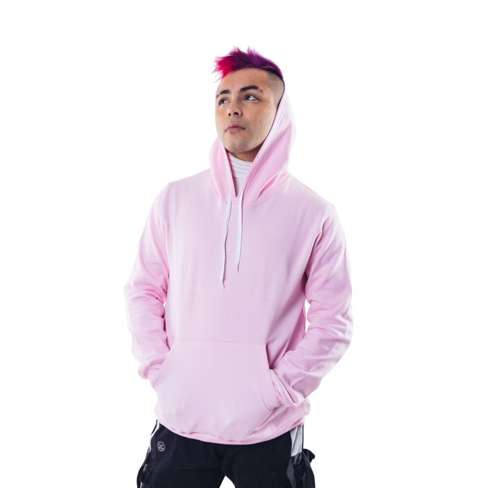 Poleron Pink Canguro Hombre Relaxed Fit Para Estampar image number 0.0