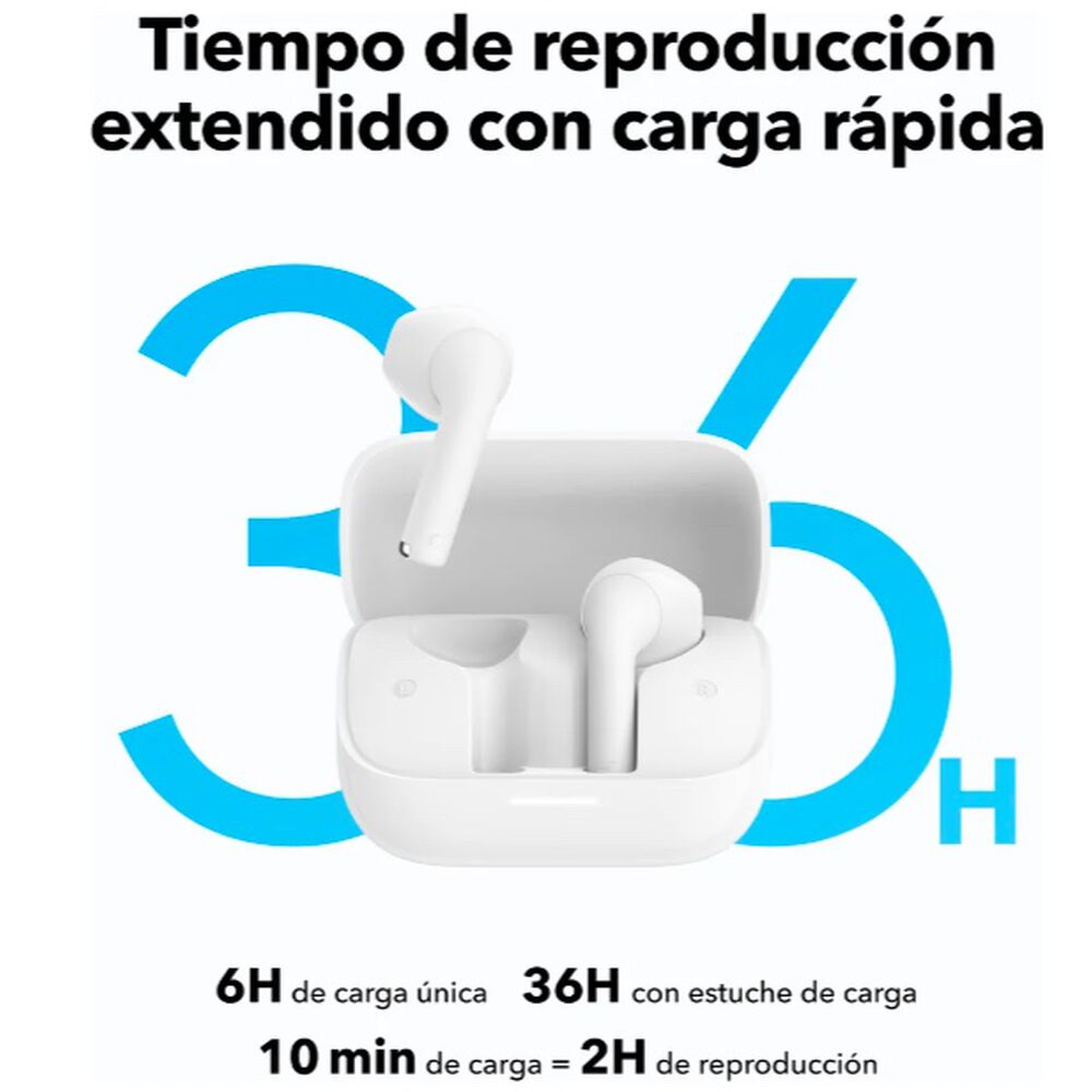 Aud&iacute;fonos Bluetooth Blancos image number 3.0