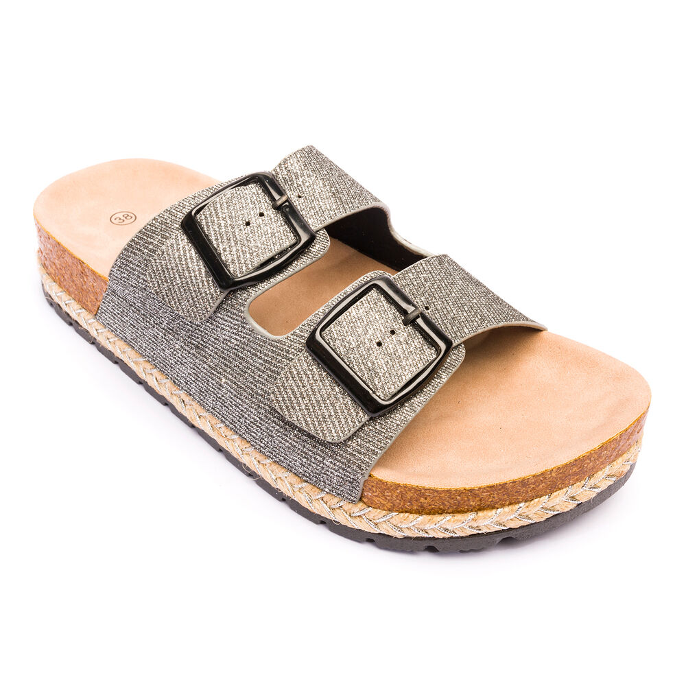 Sandalia Mujer Gris Gurami Chancleta image number 2.0