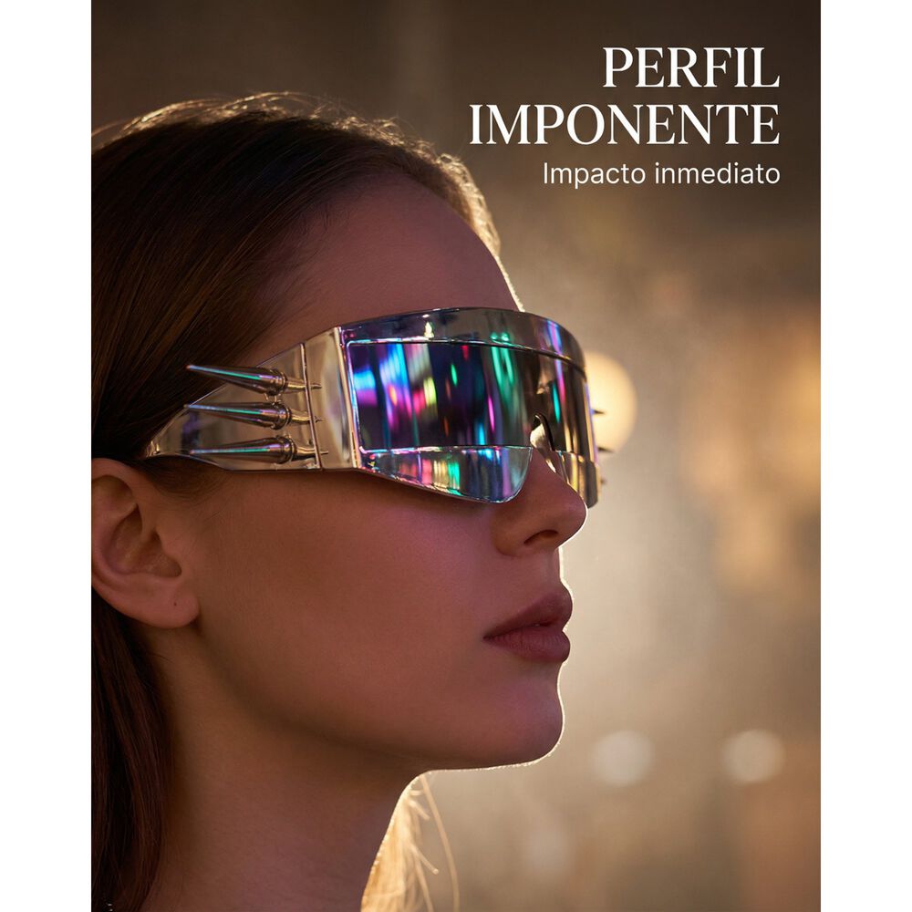 Lentes Premium Steampunk Para Fiestas Reggaet&oacute;n Metaleros image number 16.0