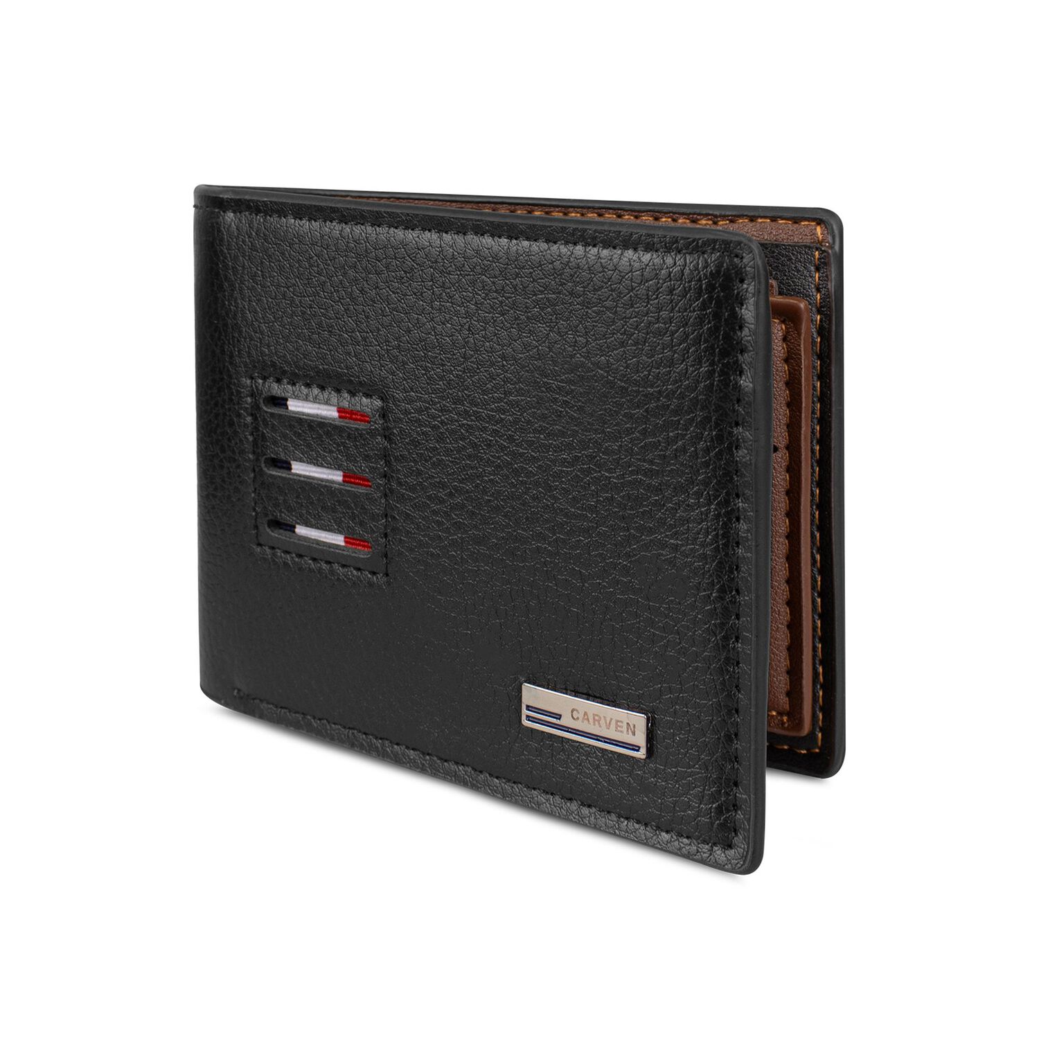 Billetera Hombre Tommy Negra Carven Paris image number 3.0
