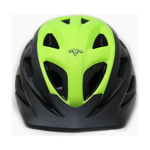 Casco Radical Mountain Mtb Marathon Negro Verde L 58-62cm