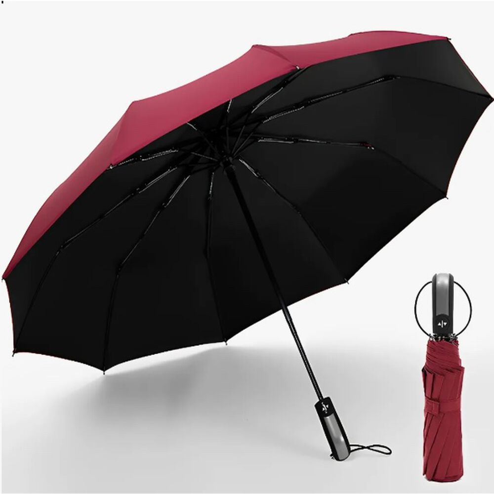 Paraguas Plegable Burdeo image number 0.0