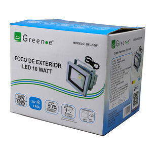 Foco Exterior Led 10w Luz Fr&iacute;a