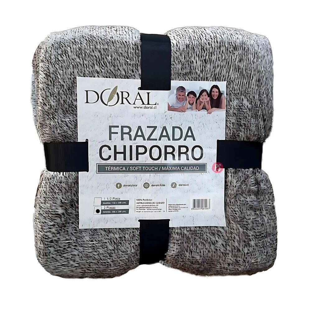 Frazada Chiporro Two Tones 2 Plazas Colores Oscuros - Ps image number 1.0