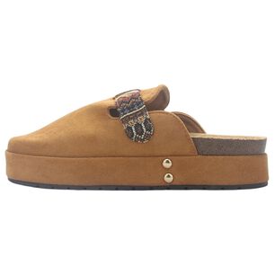 Zapato De Mujer Camel Casual Chalada Risco-3