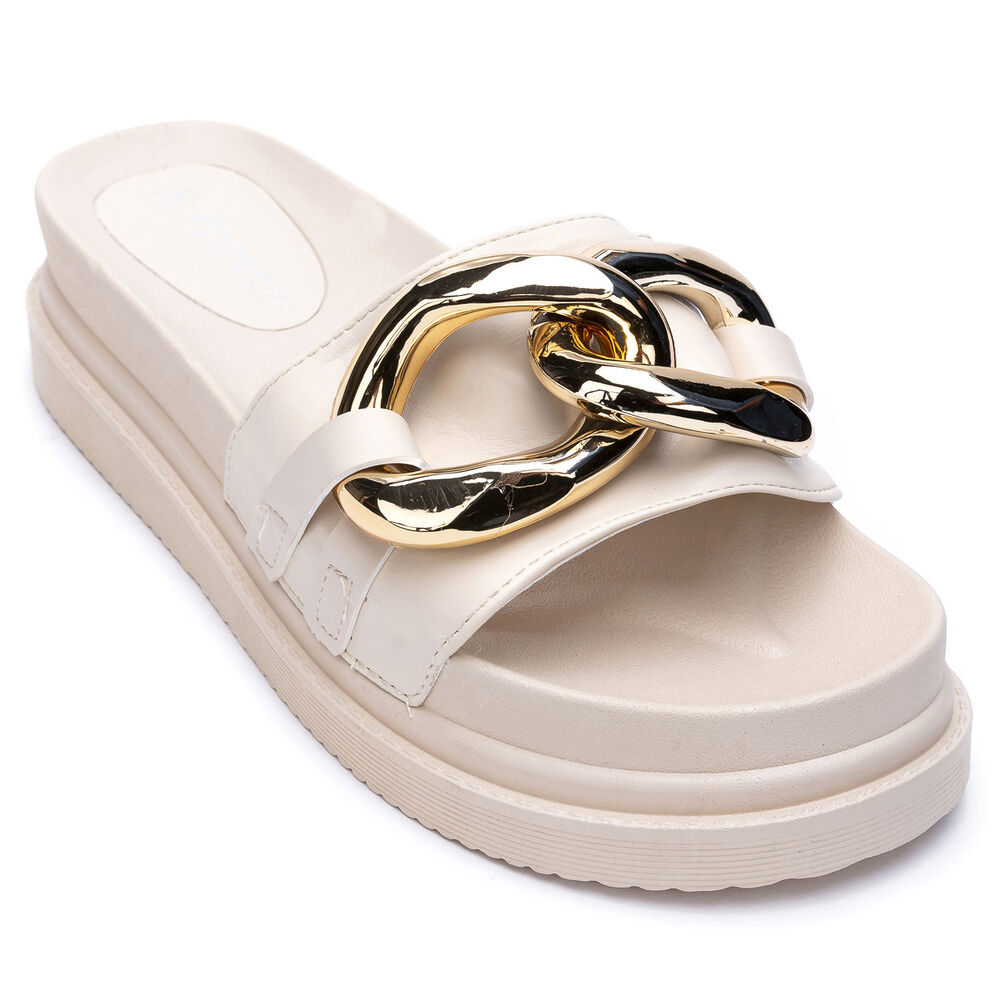 Sandalia Mujer Beige Amina Apostol image number 2.0
