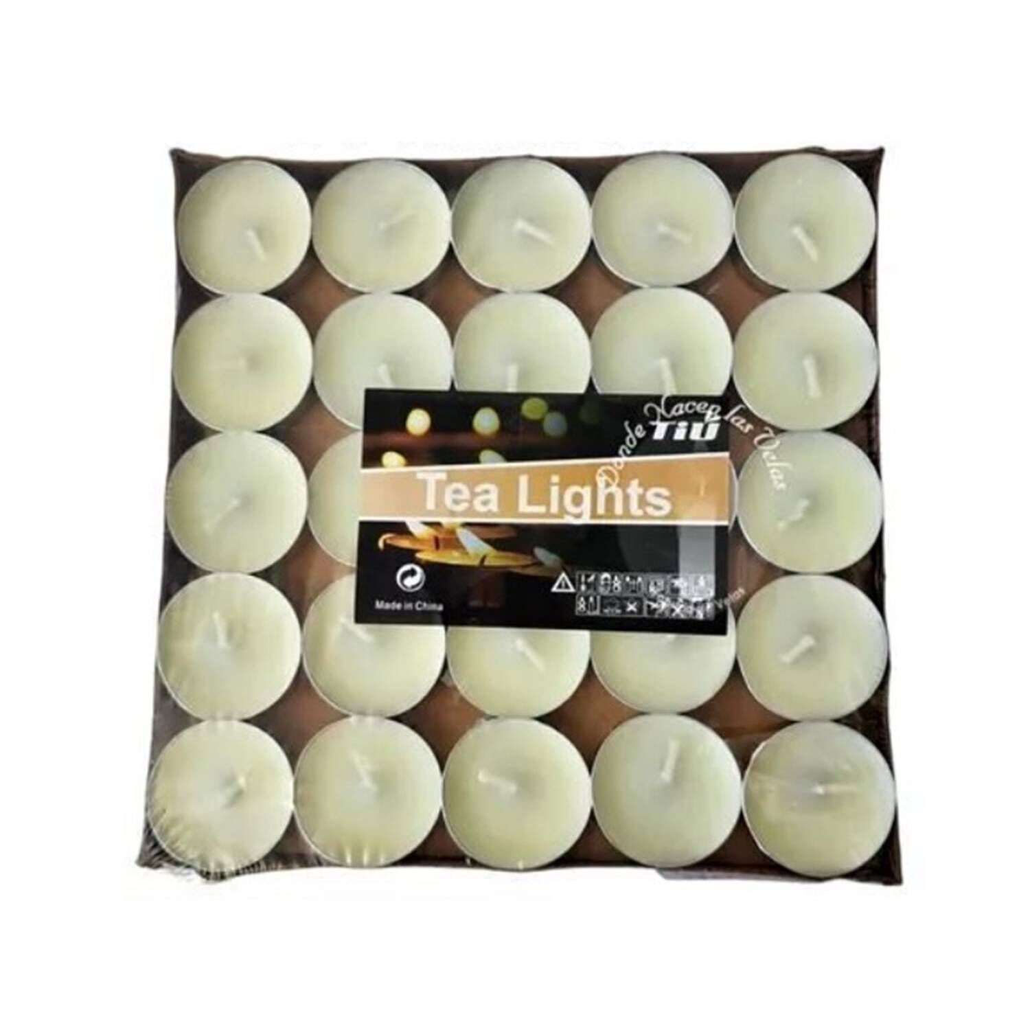 Set 50 Velas Decorativas Blancas image number 0.0