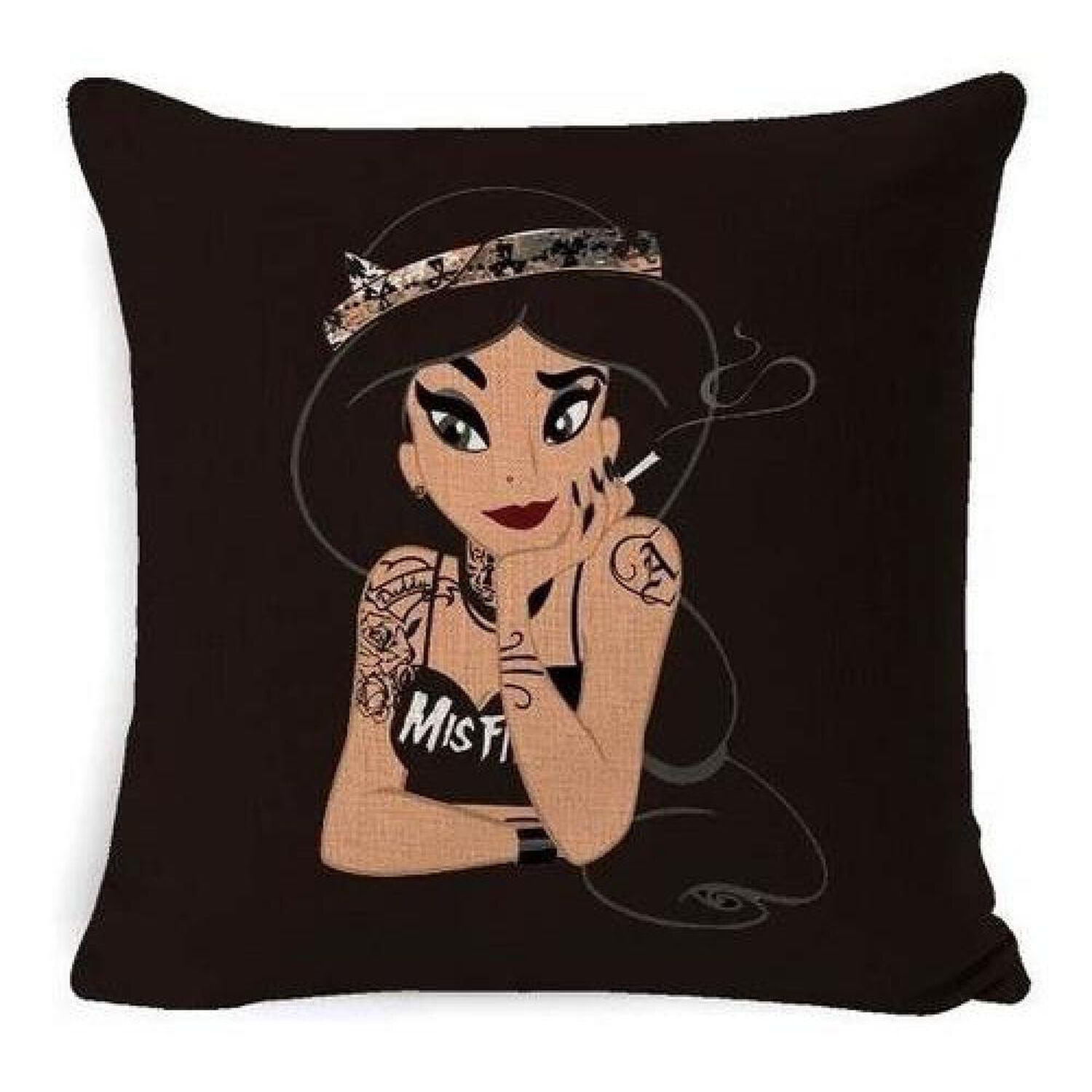 Cojin Con Relleno Lino Princesas Dark Disney image number 2.0